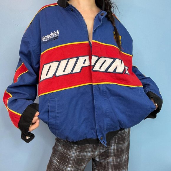Vintage Other - VINTAGE 90s EMBROIDERED WINNERS CIRCLE DUPONT RACING JACKET BOMBER JACKET